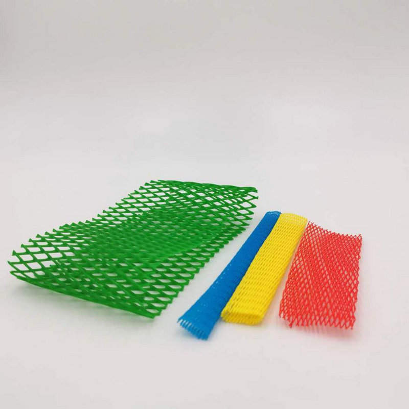 Geantă din plasă din PE pentru legume Geantă de cumpărături din plasă din plastic extrudat din PP