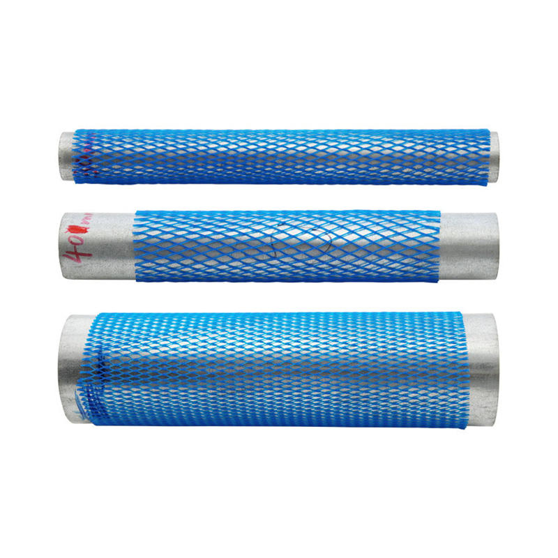 Plasa de manșoane din plastic rigid albastru pentru arbori cotiți auto - Role de plasă de protecție a ambalajului hardware
